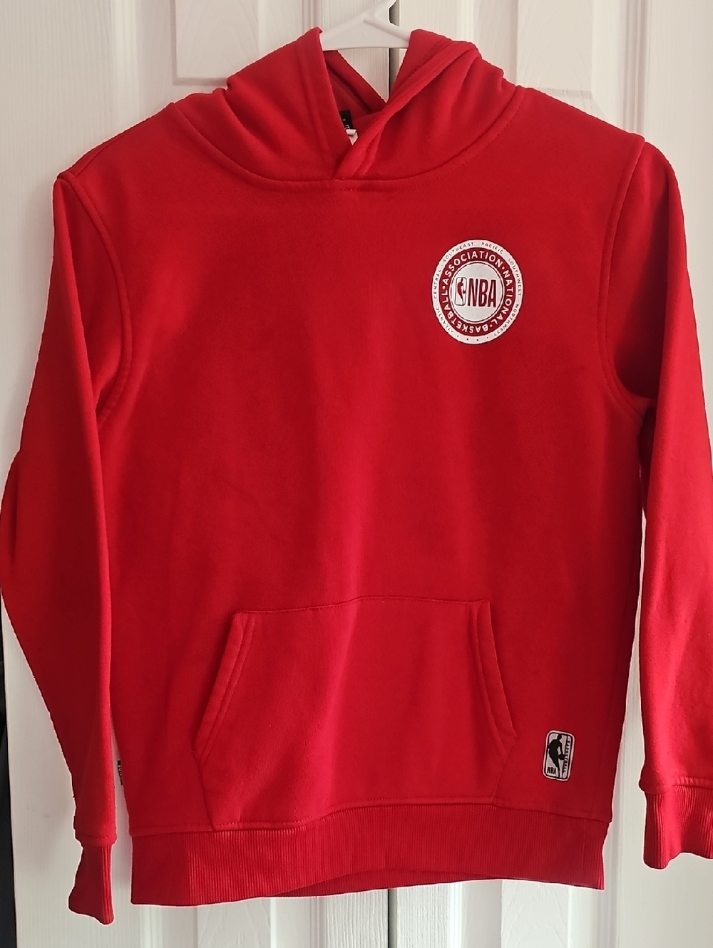 NBA Red Youth Hoodie with Logo